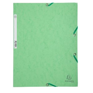 CARPETA SOLAP.EXACOMPTA CART. A4 VERDE C