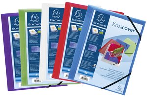 CARPETA SOLAP.EXACOMPTA PP A4 AZUL