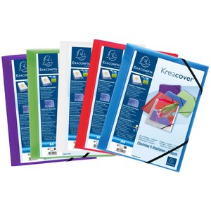 CARPETA SOLAP.EXACOMPTA PP A4 SURTIDO