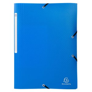 CARPETA SOLAP.EXACOMPTA PP A4 AZUL
