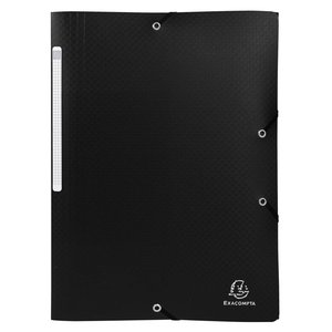 CARPETA SOLAP.EXACOMPTA PP A4 NEGRO