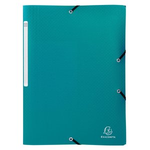 CARPETA SOLAP.EXACOMPTA PP A4 VERDE OSC.