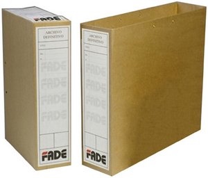 BOLSA ARCHIV.DEFINIT.FADE Fº con CINTAS