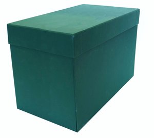 CAJA TRANSFERENCIAS ELBA Fº 21 cm VERDE