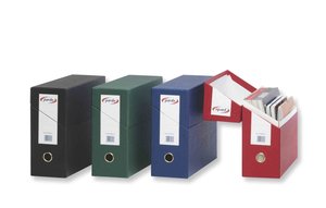 CAJA TRANSFERENCIAS PARDO A4 ARCH. VERDE