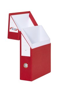 CAJA TRANSFERENCIAS PARDO A4 ARCH. ROJO