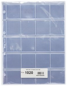 FUNDA para MONEDAS PARDO 20 ALOJAMIENTOS