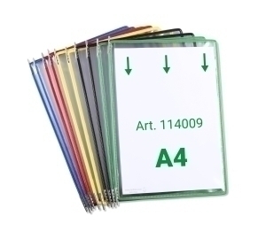 FUNDA TARIFOLD C/PIV. A4 c/MARCO P/10