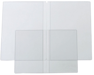 FUNDA CARNET IBERP.PVC 200µ DOBL.Fº P/25