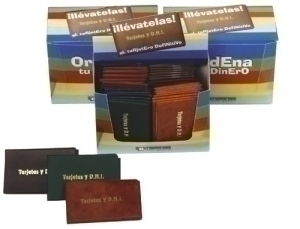 FUNDA CARNET IBERP.PVC TARJ.+NIF P/40