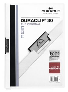 DOSSIER CLIP DURACLIP A4 2200 30h BLANCO