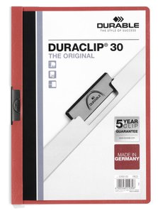 DOSSIER CLIP DURACLIP A4 2200 30h ROJO