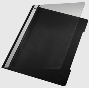 DOSSIER FASTENER LEITZ PVC A4 TARJ.NEGRO