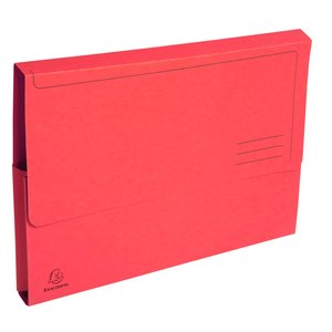 SUBCARP. EXAC. FUELLE 290g A4 ROJO P/10