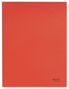 SUBCARP. LEITZ RECYCLE 3 SOL. A4 ROJO