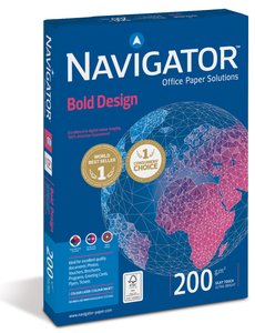 PAPEL A4 NAVIGATOR 200g 150h BOLD DESIGN