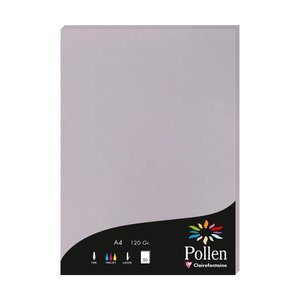 PAPEL CLAIREFONTAINE POLLEN A4 50h GRIS