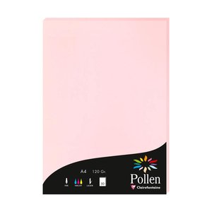 PAPEL CLAIREFONTAINE POLLEN A4 50h ROSA