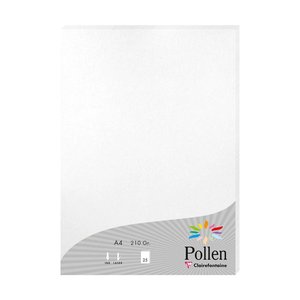 PAPEL CLAIREFONTAINE POLLEN A4 25h BLANC