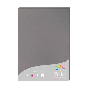 PAPEL CLAIREFONTAINE POLLEN A4 25h GRIS