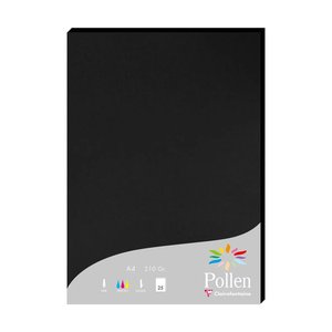 PAPEL CLAIREFONTAINE POLLEN A4 25h NEGRO