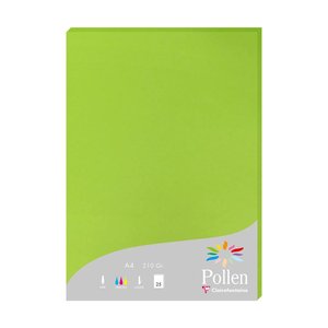 PAPEL CLAIREFONTAINE POLLEN A4 25h VERDE