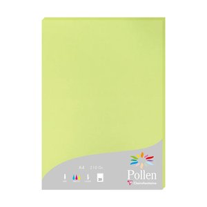 PAPEL CLAIREFONTAINE POLLEN A4 25h VERDE