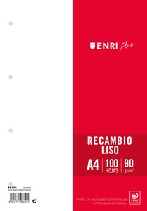 RECAMBIO ENRI PLUS A4 100h 4 TAL. LISO