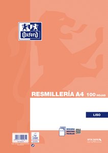 PAPEL OXFORD A4 100h LISO NARANJA