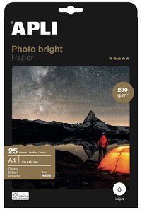 P.INKJET APLI FOTO A4 280g 25h BRIGHT PR
