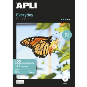 P.INKJET APLI FOTO A6 180g 100h GLOSSY
