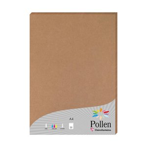 PAPEL CLAIREFONTAINE POLLEN A4 25h KRAFT