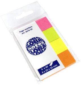 BANDERITAS ADHESIVAS BLISTER de 4
