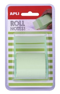TACO NOTAS APLI EN ROLLO DE 8mx 5cm VERD