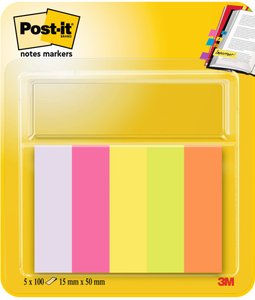TACO NOTAS POST-IT 6705 15X50 COL.NEON