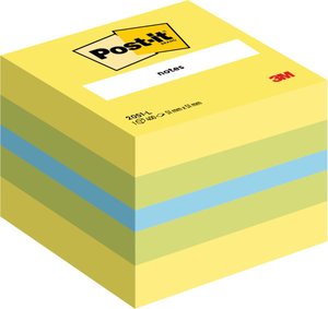 TACO NOTAS POST-IT CUBO 400/ H 3 COLO VI