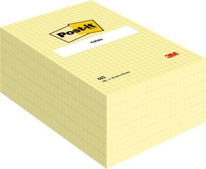 TACO NOTAS POST-IT 662 102X152 C/CUADROS