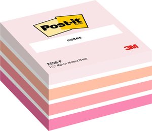 TACO NOTAS POST-IT CUBO 450 H.ROSA PASTE