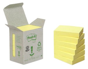 TACO NOTAS POST-IT RECICL. 653 38x51 P/6