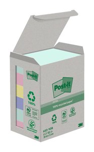 TACO NOTAS POST-IT RECICL. 653 38x51 P/6