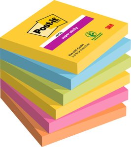 TACO NOTAS POST-IT 654 76x76 P/6