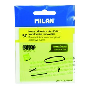 NOTAS ADHESIVAS MILAN 50h 76x76 AM.FLUOR