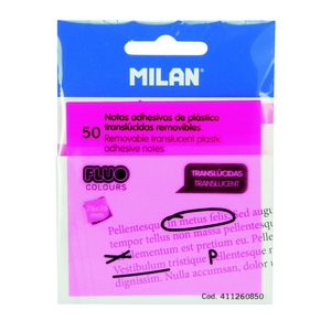 NOTAS ADHESIVAS MILAN 50h 76x76 RS.FLUOR