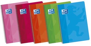BLOC OXF.SCH.BLANDA Fº 80h LISO COL.(5)
