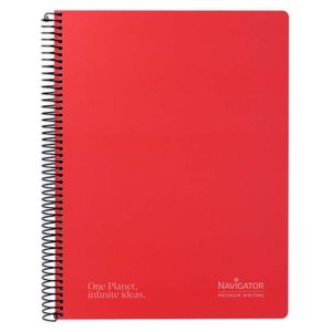 BLOC NAVIGATOR A4 80h CD.4 ROJO