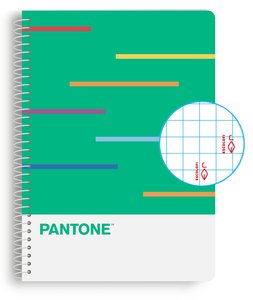 BLOC ESCOL.PANTONE A4 MOODS 80h 4x4 SP
