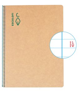 BLOC ESCOLOFI GREEN A4 50h HZT. 80g C/M