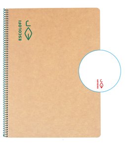 BLOC ESCOLOFI GREEN A4 50h LISO 80g