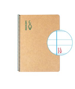 BLOC ESCOLOFI GREEN A5 50h MONT 80g C/M