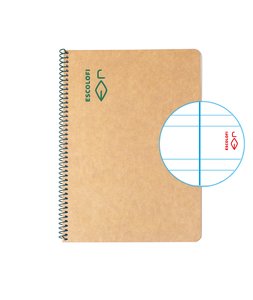 BLOC ESCOLOFI GREEN A5 50h P.3 80g C/M